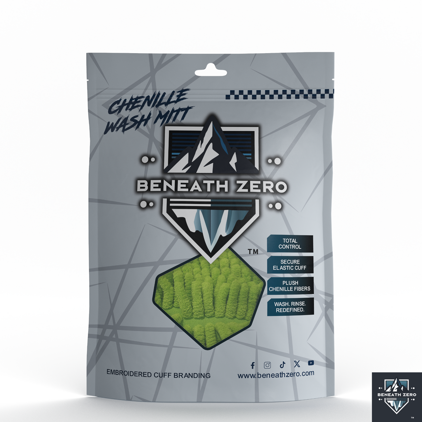 Beneath Zero | Ultra-Soft Chenille Wash Mitt