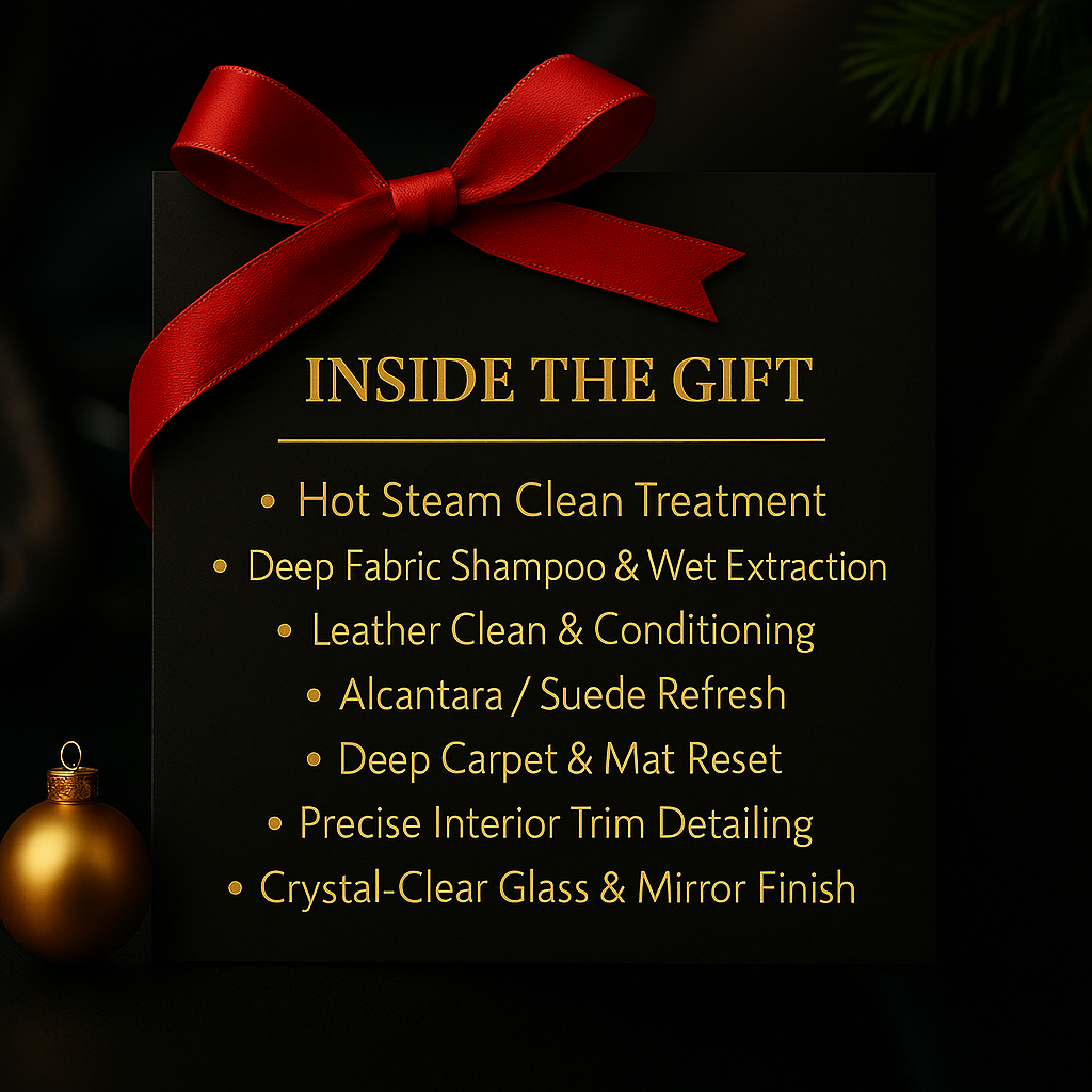 Interior Deep Clean Christmas Gift Voucher