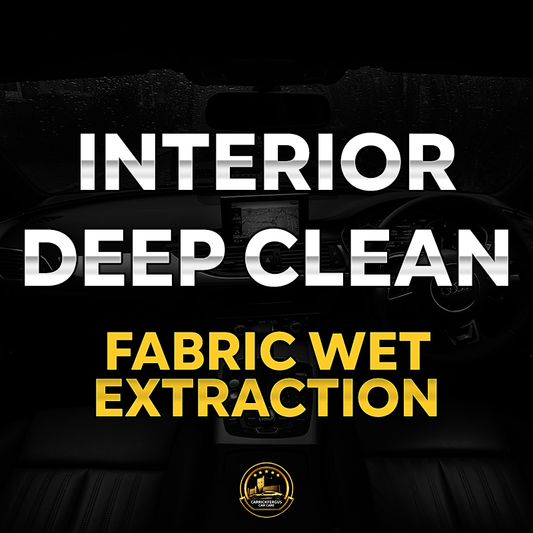 Interior Deep Clean | Fabric Seat - Shampoo, Steam and Wet Extraction